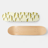 Geel Comic Book Superheld Lightening Patroon Persoonlijk Skateboard (Horizontaal)