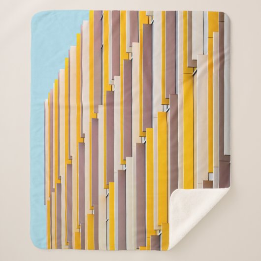 GEEL CONCRETE BOUW TIJDENS DAGEN SHERPA DEKEN (Voorkant)