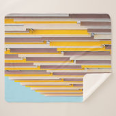 GEEL CONCRETE BOUW TIJDENS DAGEN SHERPA DEKEN (Voorkant (horizontaal))