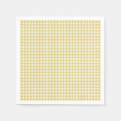 geel controllerpatroonpapier servet (Voorkant)