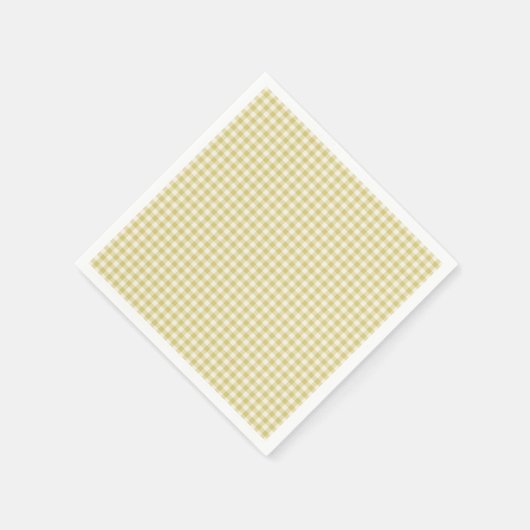  geel controllerpatroonpapier servet (Hoek)