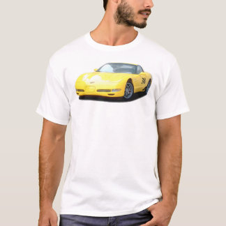 Geel corvette Z06-rackauto T-shirt