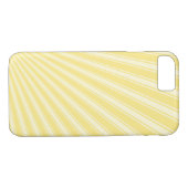 Geel (Crayola) Funky Sun Rays Achtergrond Case-Mate iPhone Case (Achterkant (Horizontaal))