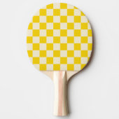 Geel & Crème Schakering Tafeltennisbatje (Voorkant)