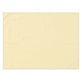 Geel crèmekatoenbolletje, 52 x 70 inch tafelkleed (Voorkant (Horizontaal))