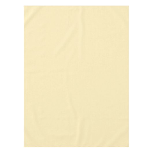 Geel crèmekatoenbolletje, 52 x 70 inch tafelkleed (Voorkant)