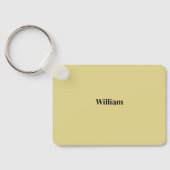 Geel Custom Las Vegas Nevada Welkomstbord Sleutelhanger (Achterkant)