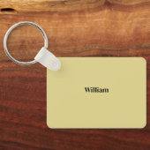 Geel Custom Las Vegas Nevada Welkomstbord Sleutelhanger (Achterkant)