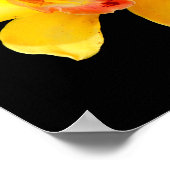 Geel Cymbidium Orchidee Poster (Hoek)