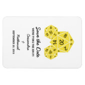 Geel D20-apparaat Opslaan Datum magneet (Horizontaal)