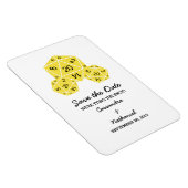 Geel D20-apparaat Opslaan Datum magneet (Rechterzijde)