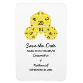 Geel D20-apparaat Opslaan Datum magneet (Verticaal)