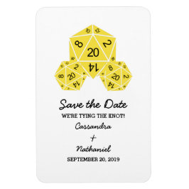 Geel D20-apparaat Opslaan Datum magneet