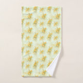  geel Daffodil Floral Bad Handdoek (Handdoek)
