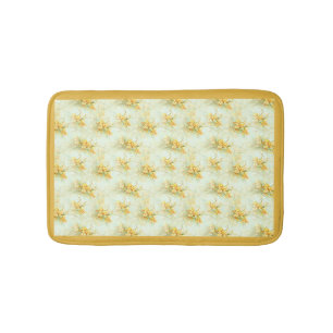 geel Daffodil Floral Badmat