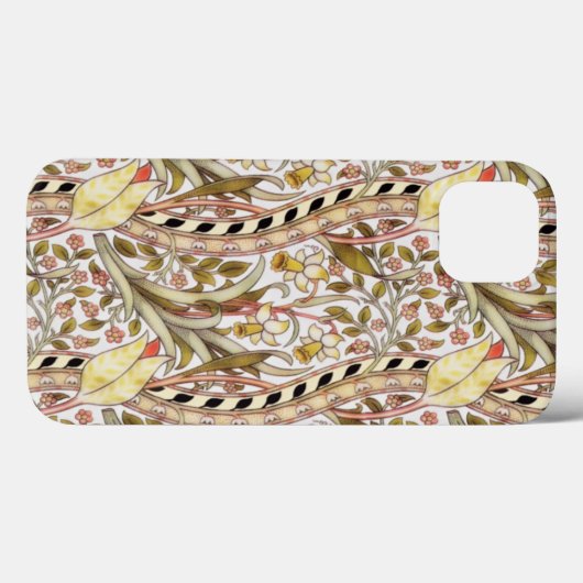 geel Daffodil Floral Pattern Case-Mate iPhone Case (Achterkant (horizontaal))