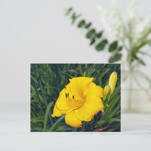 Geel dagblad 13 Blank Briefkaart (Staand voorkant)