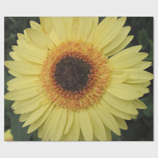 Geel dagboekpapier cadeaupapier (Vlak)