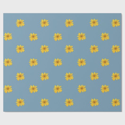 Geel dagboekpapier cadeaupapier (Vlak)