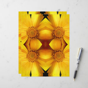 Geel dagboekpapier voor Abstract scrapbook