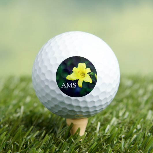 Geel dagmonogram golfballen (Insitu Shirt)