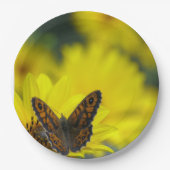 Geel Daisy Helenium Papier Bord (Voorkant)