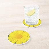 Geel Daisy onderzetter (Zijkant)