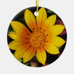 Geel Daisy Ornament