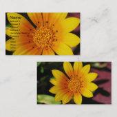 Geel Daisy Visitekaartje (Voorkant / Achterkant)
