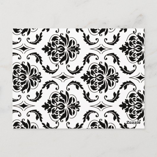 Geel Damask Trouwtafel Nummer Kaarten (Achterkant)