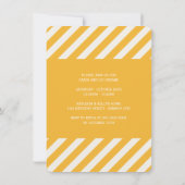 Geel Damask Vogel Tweeling Meisjes Foto Verjaardag Kaart (Achterkant)