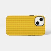 Geel deegpatroon iPhone hoesje (Achterkant horizontaal)