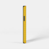 Geel deegpatroon iPhone hoesje (Rechterkant)