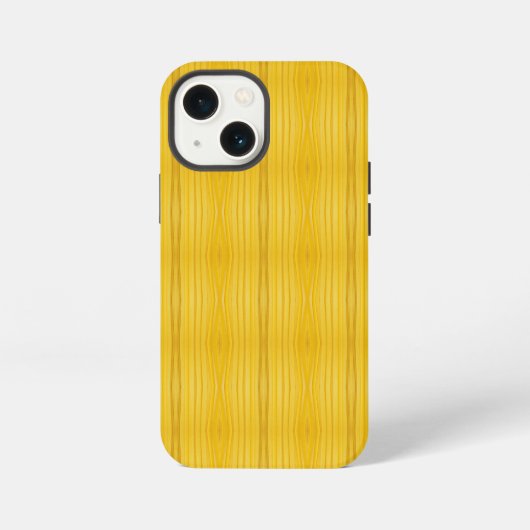 Geel deegpatroon iPhone hoesje (Achterkant)