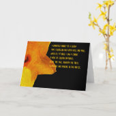 Geel deffodil; William Wordsworth Poem Note Card Kaart (Gele Bloem)