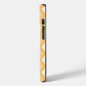 Geel diamantpatroon Case-Mate iPhone case (Achterkant / Links)