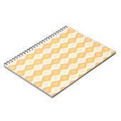 Geel diamantpatroon notitieboek (Linkerzijde)