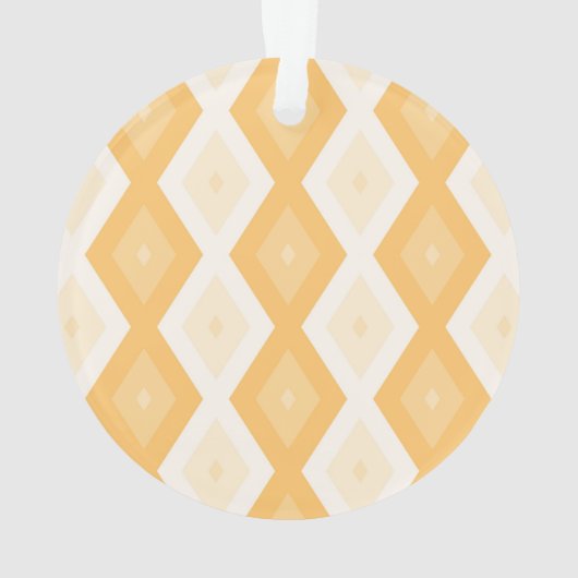 Geel diamantpatroon ornament (achterkant)