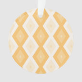 Geel diamantpatroon ornament (voorkant)