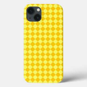 Geel Diamond-patroon met combinatie STaylor Case-Mate iPhone Case