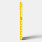 Geel Diamond-patroon met combinatie STaylor Case-Mate iPhone Case (Achterkant / Links)