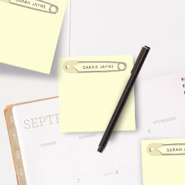 Geel diaperder Baby shower Genderneutraal Post-it® Notes