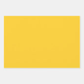 Geel diep rijk verzadigd vast zonnebrandmiddel inpakpapier vel (Voorkant)