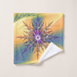 Geel & Dimond Flower Modern Washandje