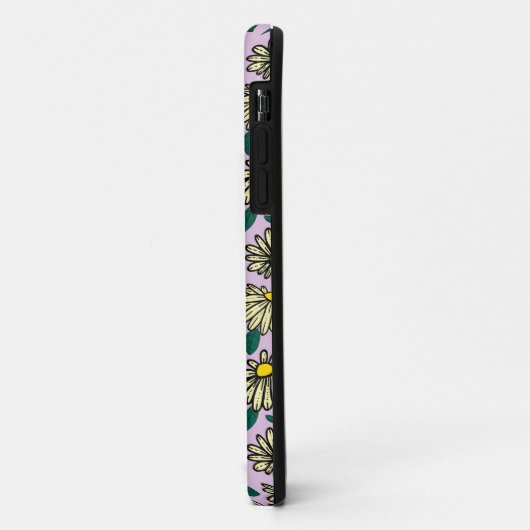 Geel Ditsy Bloemen Naadloos Patroon Case-Mate iPhone Case (Achterkant/links)
