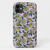 Geel Ditsy Bloemen Naadloos Patroon Case-Mate iPhone Case (Achterkant)