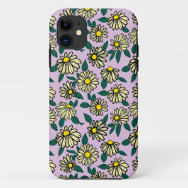 Geel Ditsy Bloemen Naadloos Patroon Case-Mate iPhone Case