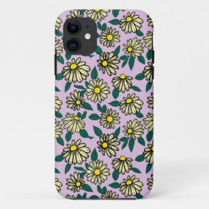 Geel Ditsy Bloemen Naadloos Patroon Case-Mate iPhone Case