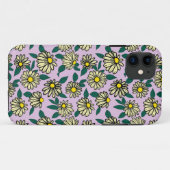 Geel Ditsy Bloemen Naadloos Patroon Case-Mate iPhone Case (Achterkant (horizontaal))
