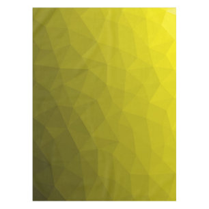 Geel donkere ombre-gradiënt geometrisch mesh-patro tafelkleed